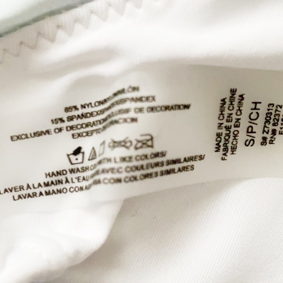 NWT Soft Pastel Padded Swimsuit Top - Picture 4 of 10